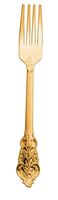Disposable Metallic Venetian Gold Plastic Forks - Posh Party Supplies 