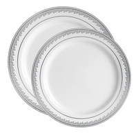 Prestige White with Silver Rim Combo