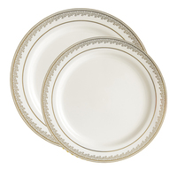 Prestige Ivory with Gold Rim Combo