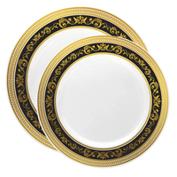 White with Black/Gold Rim Combo