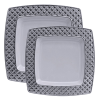 white with silver rim diamond plate combo pack
