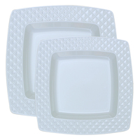white with white rim diamond plate combo pack