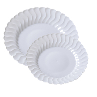 flaired white plate combo pack