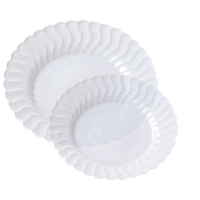 flaired clear plate combo pack