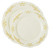 cream/ivory and gold rim Heritage plate combo pack