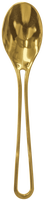 New!Disposable Metallic Modern Gold Plastic Spoons - 24 Spoons