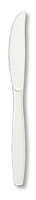 Disposable White Plastic Knives - Posh Party Supplies