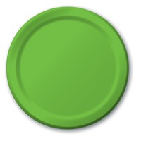 Disposable Citrus Green 6.75" Paper Dessert Plates -Posh Party Supplies