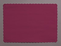 Disposable Burgundy Paper Placemats  - Posh Party Supplies
