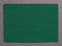 Disposable Hunter Green Paper Placemats - Posh Party Supplies
