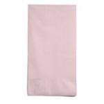 Classic Pink Paper Guest Hand Towels -192 Disposable Hand Towels