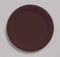 Chocolate Brown 8.75" Plastic Dinner Plates - Posh Party Supplies