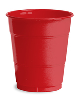 Classic Red 12 Oz. Plastic Cups - Posh Party Supplies