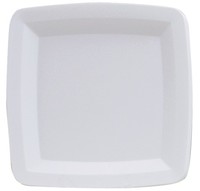 Elegant White 16"x 16" Plastic Trays - www.poshpartysupplies.com