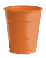 Sunkissed Orange 12 Oz. Plastic Cups - Posh Party Supplies