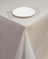 Disposable Clear Plastic 14' Tableskirts - Posh Party Supplies