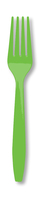 Disposable Citrus Green Plastic Forks - Posh Party Supplies