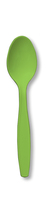 Fresh Lime Premium Plastic Spoons  - Posh Party Supplies