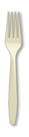 Disposable Ivory Plastic Forks - Posh Party Supplies