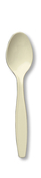 Ivory Premium Plastic Spoons - Posh Party Supplies