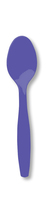 Purple Premium Plastic Spoons - Posh Party Supplies