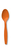 Sunkissed Orange Premium Plastic Spoons - Posh Party Supplies