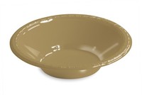 Disposable Glittering Gold 12 Oz. Plastic Bowl  - 600 Plastic Bowls