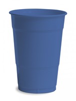 True Blue 16 Oz. Solid Plastic Cups - Posh Party Supplies