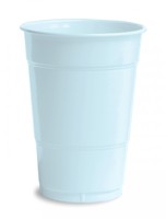 Pastel Blue 16 Oz. Solid Plastic Cups - Posh Party Supplies