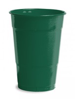 Discounted Hunter Green 16 Oz. Plastic Cups  - Posh Party Supplies