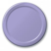 Disposable Luscious Lavender 8.75" Paper Dinner Plates - Posh Party Supplies