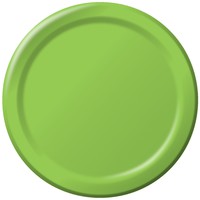 Disposable Fresh Lime 8.75" Paper Dinner Plates - Posh Party Supplies
