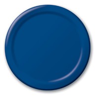 Discounted Navy 10.25" Paper Dinner Plates  - Posh Party Supplies
