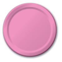 Discounted Candy Pink 10.25" Paper Dinner Plates  - Posh Party Supplies